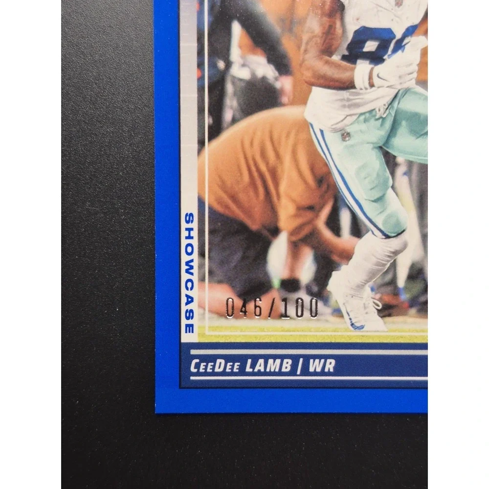 2024 Score CeeDee Lamb‎ #74 Blue Showcase #/100 Dallas Cowboys